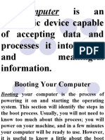 Unit3 - Parts of A Computer System