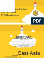 Module 6 Rizals Return To Europe and The Novel El Filibusterismo