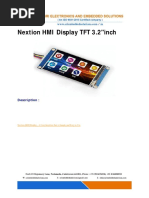 Nextion HMI Display TFT 3.2"inch: D Escr Iption