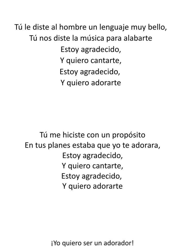 Yo Quiero Ser Un Adorador | PDF