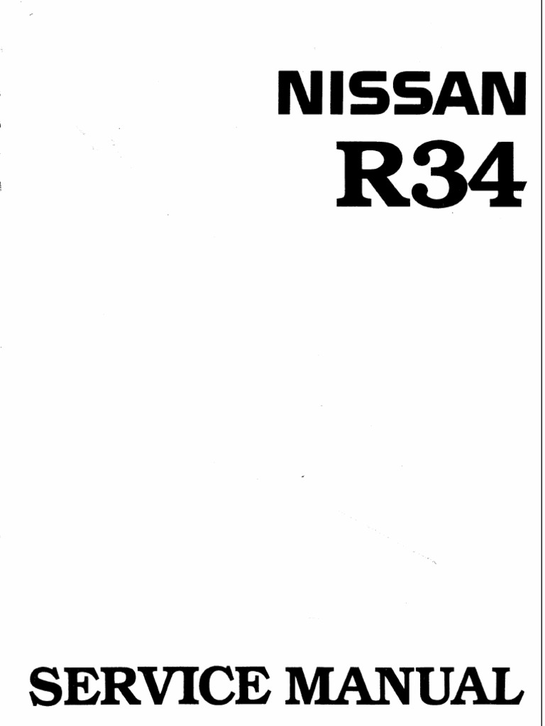 NISSAN SKYLINE 取扱説明書 R34 ◇ 日産 スカイライン 取扱説明書 1999/1-1999/8 月次 HR34 ER34