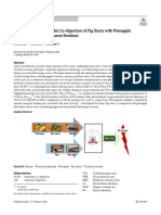 Performance of Anaerobic Co‑digestion of Pig Slurry with Pineapple