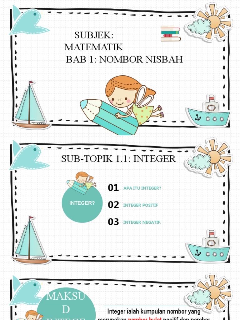 Pengenalan Integer untuk Pelajar | PDF