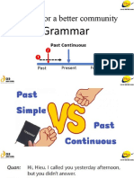 Unit 4 - Grammar - Past Continuous - Past Simple