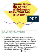 Soal Benda Tegar