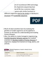 The Development of Model Organisms in Genetic Research and Disease Studies