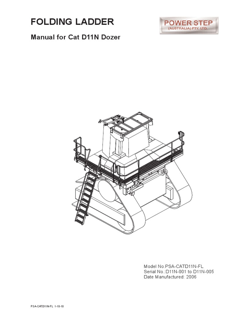 Installation, Operation and Maintenance Manual for the Folding Ladder ...