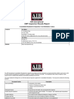 Sample AIB Audit Report