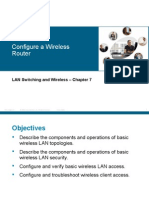 Configure A Wireless Router: LAN Switching and Wireless - Chapter 7