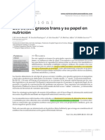 Los Ácidos Grasos Trans y Su Papel en La Nutrición