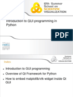 Introduction To GUI Programming in Python: Alice Invernizzi A.invernizzi@cineca - It