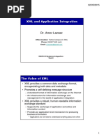 XML and Application Integration: Dr. Amor Lazzez