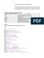 Bahan Matlab (Input Output Data Dalam Matlab)