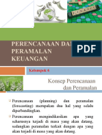 PERENCANAAN DAN PERAMALAN KEUANGAN