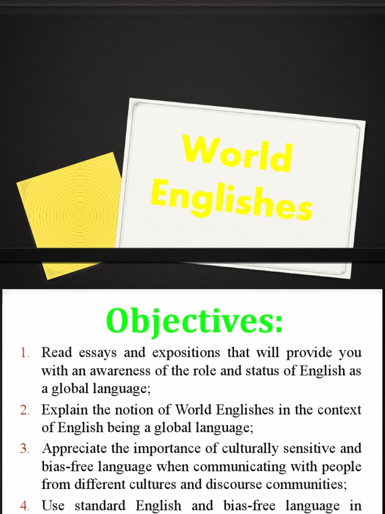 World Englishes | PDF | English Language | Disability