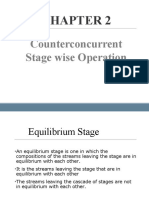 Counterconcurrent Stage Wise Operation