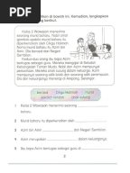 Soalan BM Bahasa Melayu Pemahaman Tahun 2