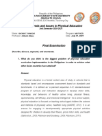 Panigas, Racma T. - PE603 Final Exam