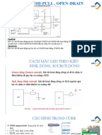 (STM32 Cơ Bản) Buổi 2 Phân Tích GPIO GPIO PushPull, GPIO Opendrain GPIO INPUT - Chống Nhiễu Nút Nhấn