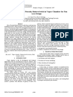 2007 Investigation of Micro Porosity Sintered wick in Vapor Chamber for Fan less design