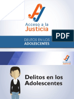 Delitos en Adolescentes