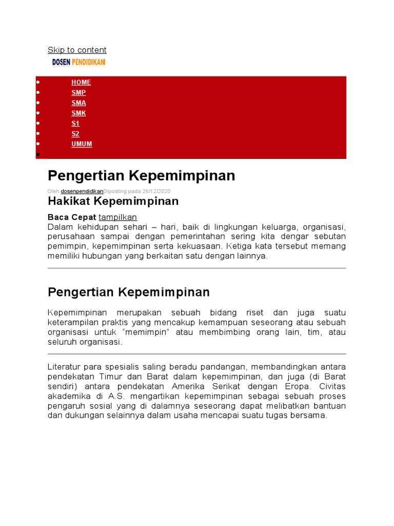 Kepemimpinan PDF