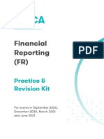 Financial Reporting (FR) : Practice & Revision Kit