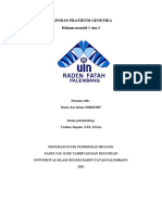 Laporan Pratikum Genetika Hukum Mandel 1 Dan 2: Disusun Oleh: Dinda Dwi Fahmi 1930207087