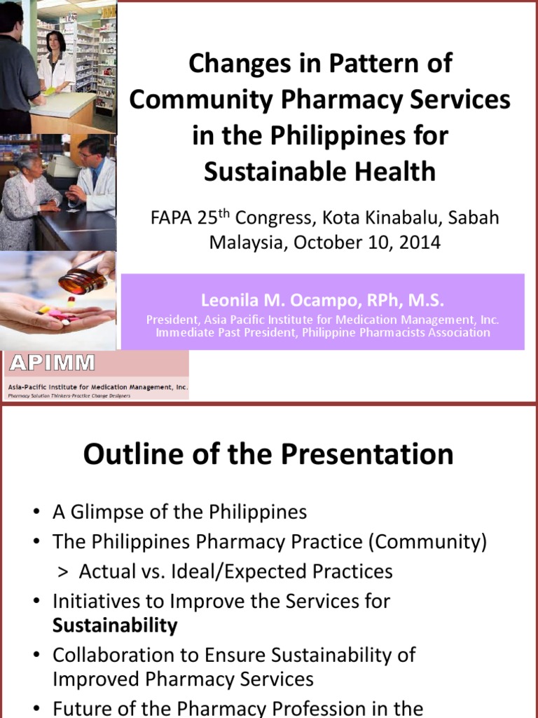 Evolving Community Pharmacy Services in the Philippines | PDF ...