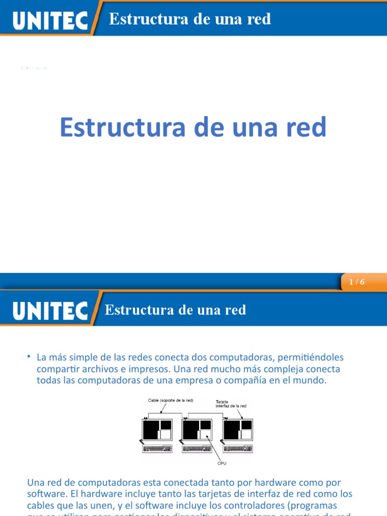 Componentes Clave de una Red | PDF | Red de computadoras | Hardware de ...
