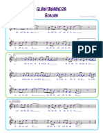 GUANTANAMERA Guajira - Partitura Completa