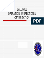 Ball Mill - Operation, Inspection & Optimization