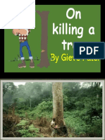 On Killing a Tree: The Poem's Process of Destruction