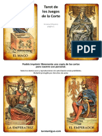 Tarot Juegos Corte Arcanos Mayores Páginas