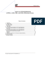 Output Terminations For SiT9102/9002/9103 LVPECL, LVDS, CML, and HCSL Differential Drivers