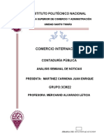 Analisis Semanal de Noticias 6