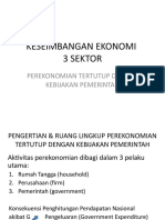 Keseimbangan Ekonomi 3 Sektor