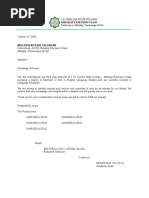 Letter of Request Statistician | PDF