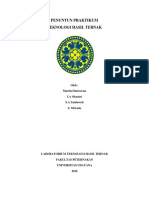 Penuntun Praktikum Teknologi Hasil Ternak: Oleh: Martini Hartawan I.A Okarini S.A Lindawati S. Miwada