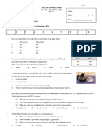 F3 Physics 1st Term Test Review