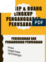 Ruang Lingkup Penganggaran