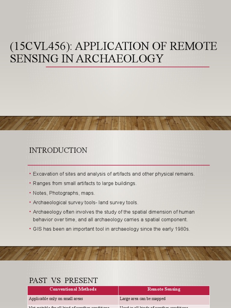 Remote Sensing in Archaeology | PDF