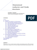 One-Dimensional Semiconductor and Oxide Nanostructures: Jonathan E. Spanier