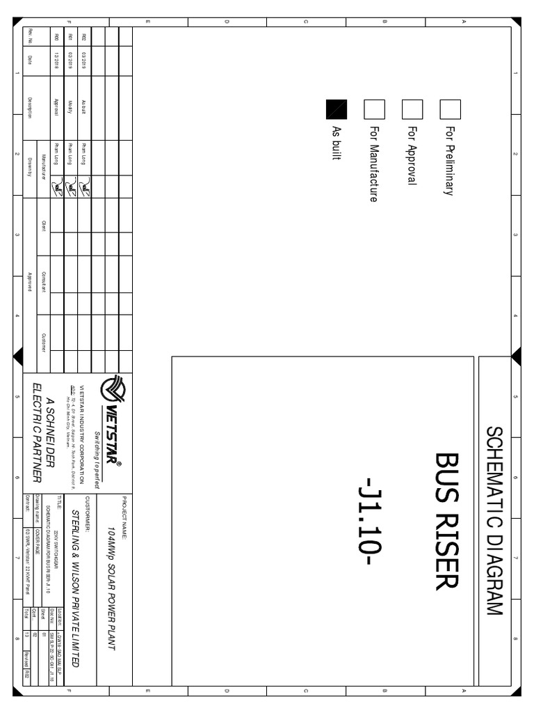 Bus Riser Schematic for 22kV Switchgear | PDF | Transformer ...