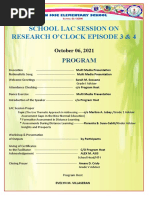 Intrams Program | PDF