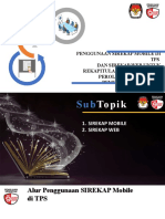 V6 Materi SIREKAP Mobile Dan SIREKAP Web