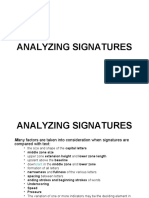7 Analyzing Signatures