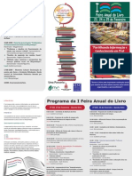 Foleto Feira do Livro