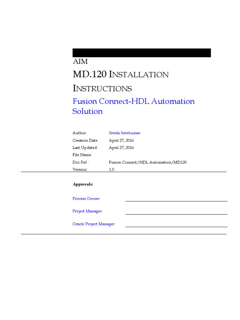 Fusion Connect HDL Installation Guide | PDF | Zip (File Format) | Java ...