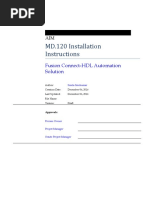 MD-120 Fusion Connect-HDL Automation Solution